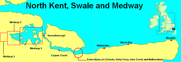 Kent inc Swale and Medway (Sailing Directions and Charts): pilotage 