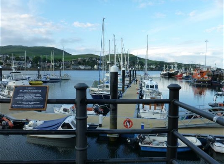 Campbeltown Marina looking NNE