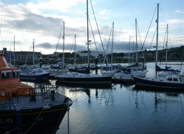 Campbeltown Marina looking NW