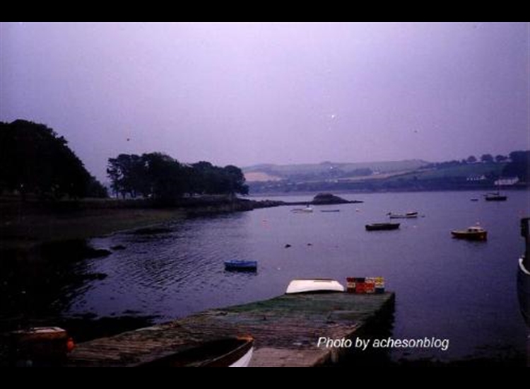 Castletownshend Slip looking across towards Reen Pier (off shot right)