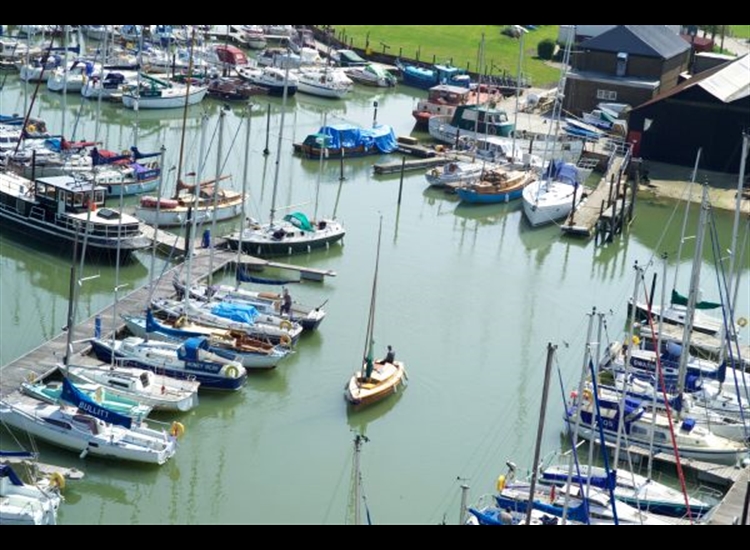 Swale  Marina from above 2017