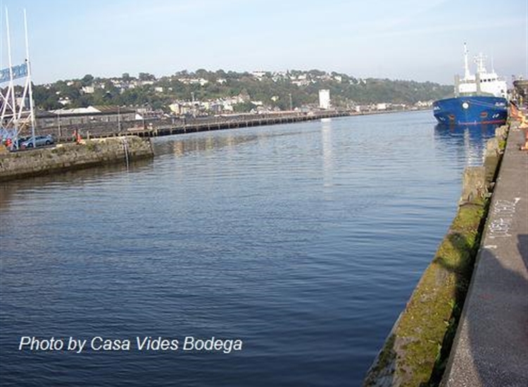 Cork Docks looking East from Albert Quay.