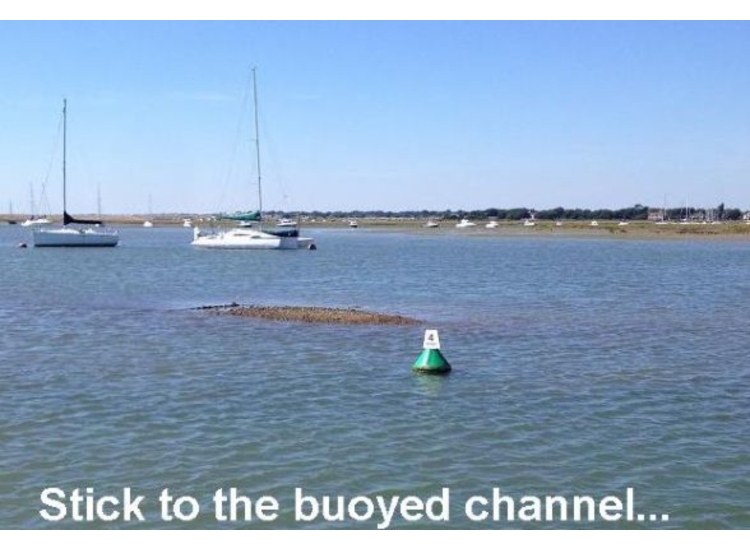 Follow the buoyage carefully