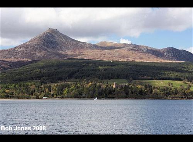 Brodick Castle and Goat Fell