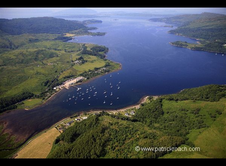 Looking SW down Loch Melfort from Kimelford