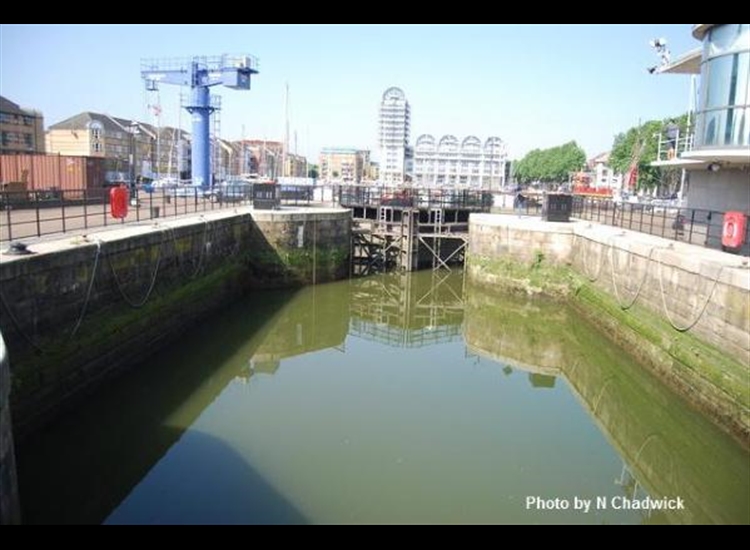Entrance to South Dock Marina