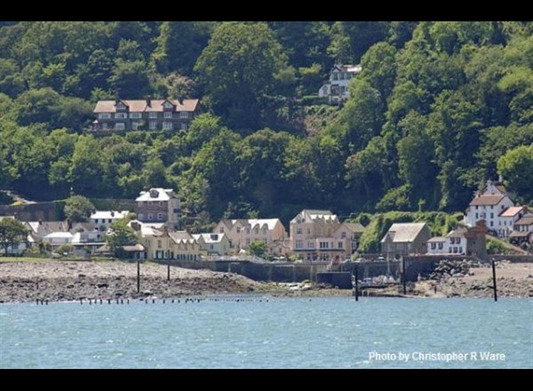 1. Lynmouth from seaward.