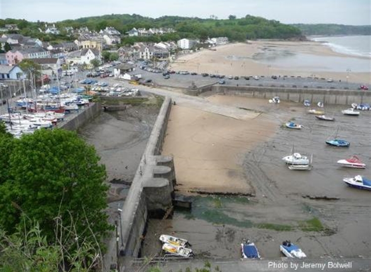 Saundersfoot showing the flushing system