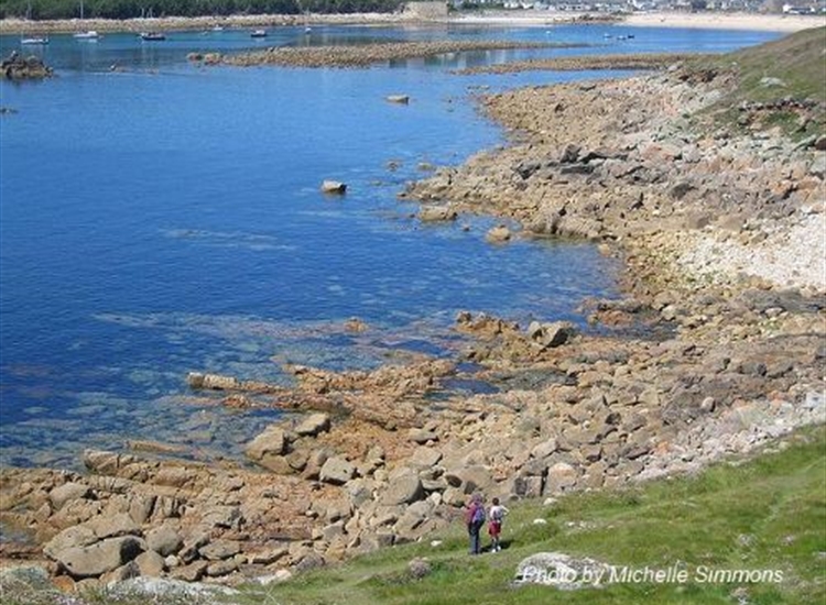 Porth Cressa from the South