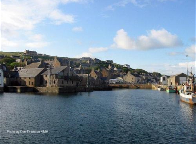 Stromness harbour looking inwards