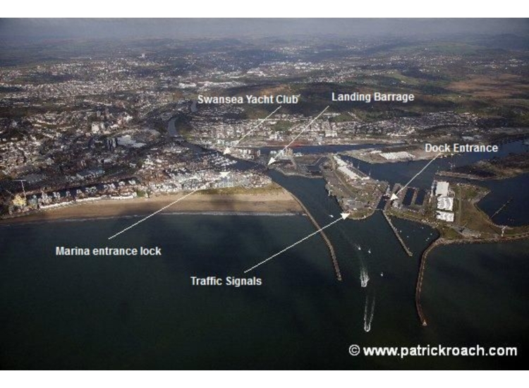 Swansea Docks from the South