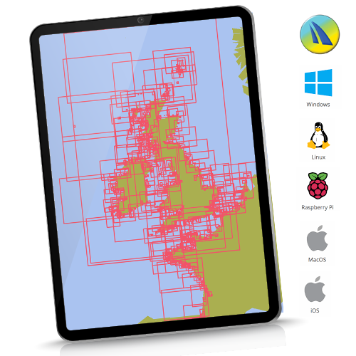 UK and Near Continent - Cross Platform Charts for qtVlm